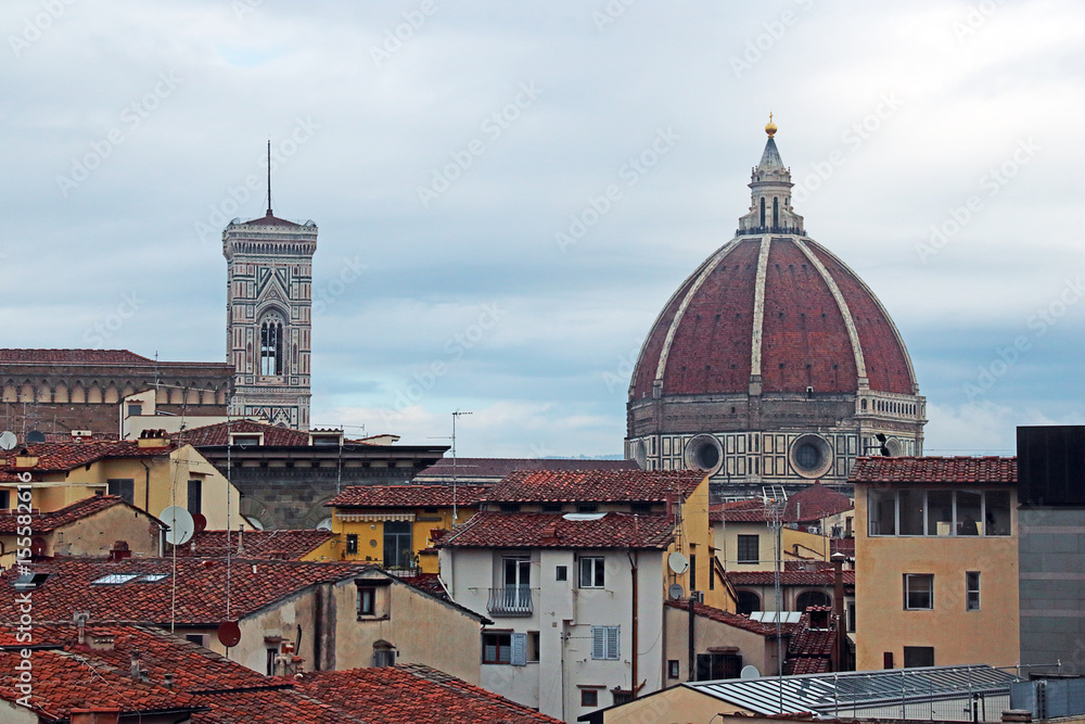 Skyline seen from the Uffizi, Florence, Italy