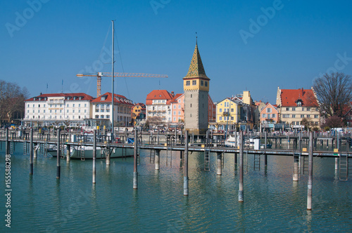 Lindau Harbour, Lake Constance, Germany