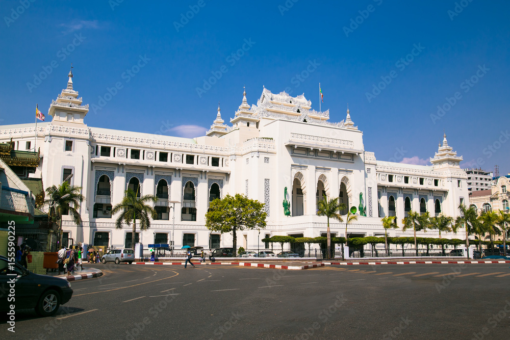 City Hall in Yangon, Myanmar