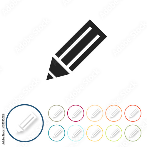Bunte 3D Buttons - Stift editieren
