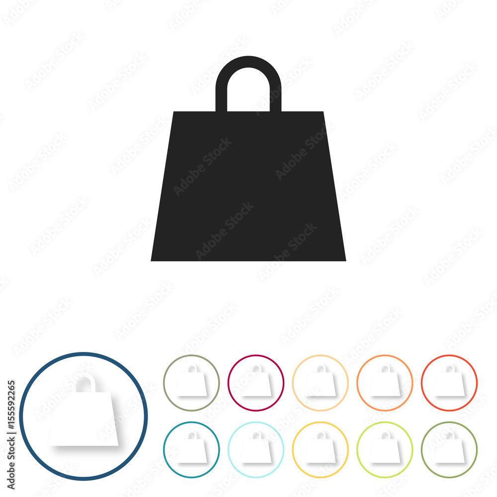 Bunte 3D Buttons - Tasche Bunte 3D Buttons - Tasche