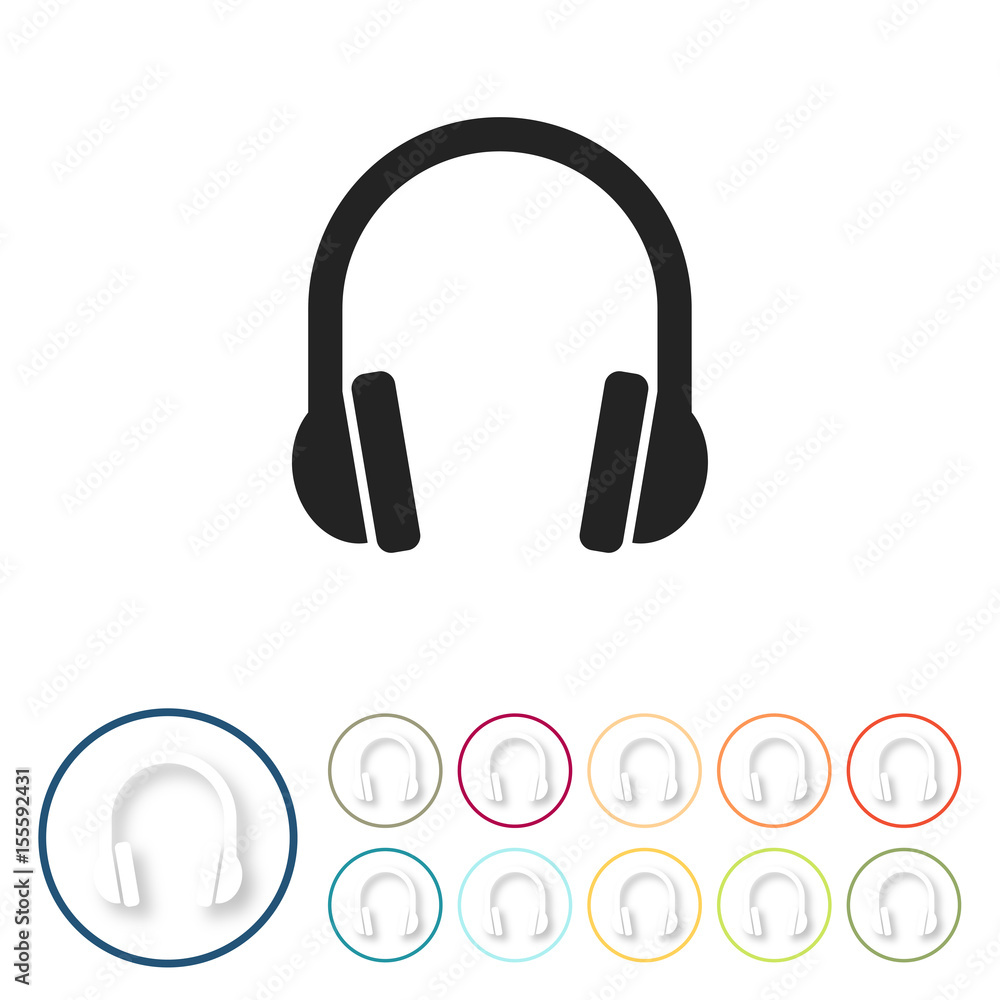 Bunte 3D Buttons - Kopfhörer Lärmschutz Bunte 3D Buttons - Kopfhörer Lärmschutz