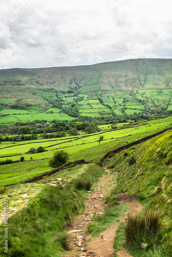  View on the Hills near Edale  Peak District National Park  UK