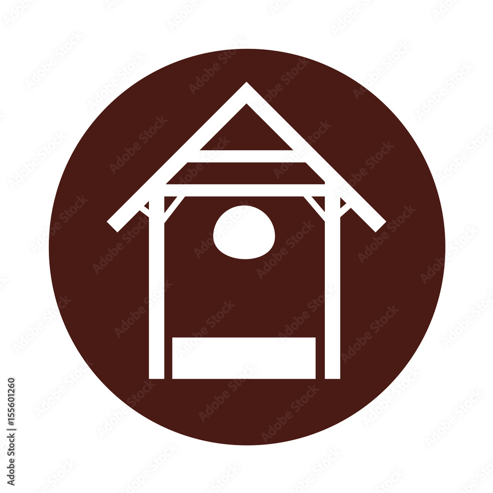 stable wood manger icon vector illustration design stable wood manger icon vector illustration design