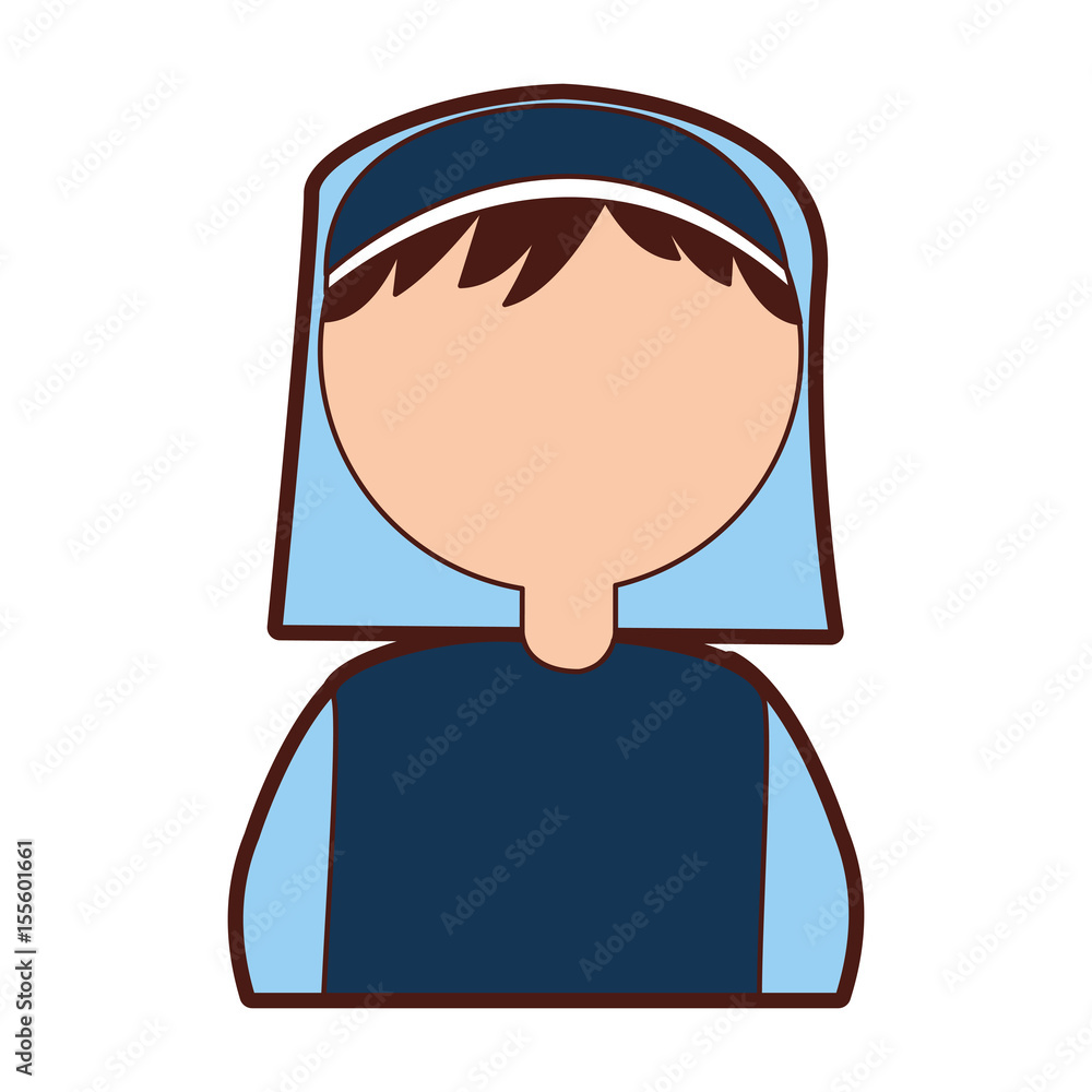 Shepherd manger character icon vector illustration design Shepherd manger character icon vector illustration design
