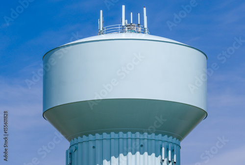 Modern Blue Water Tower photo