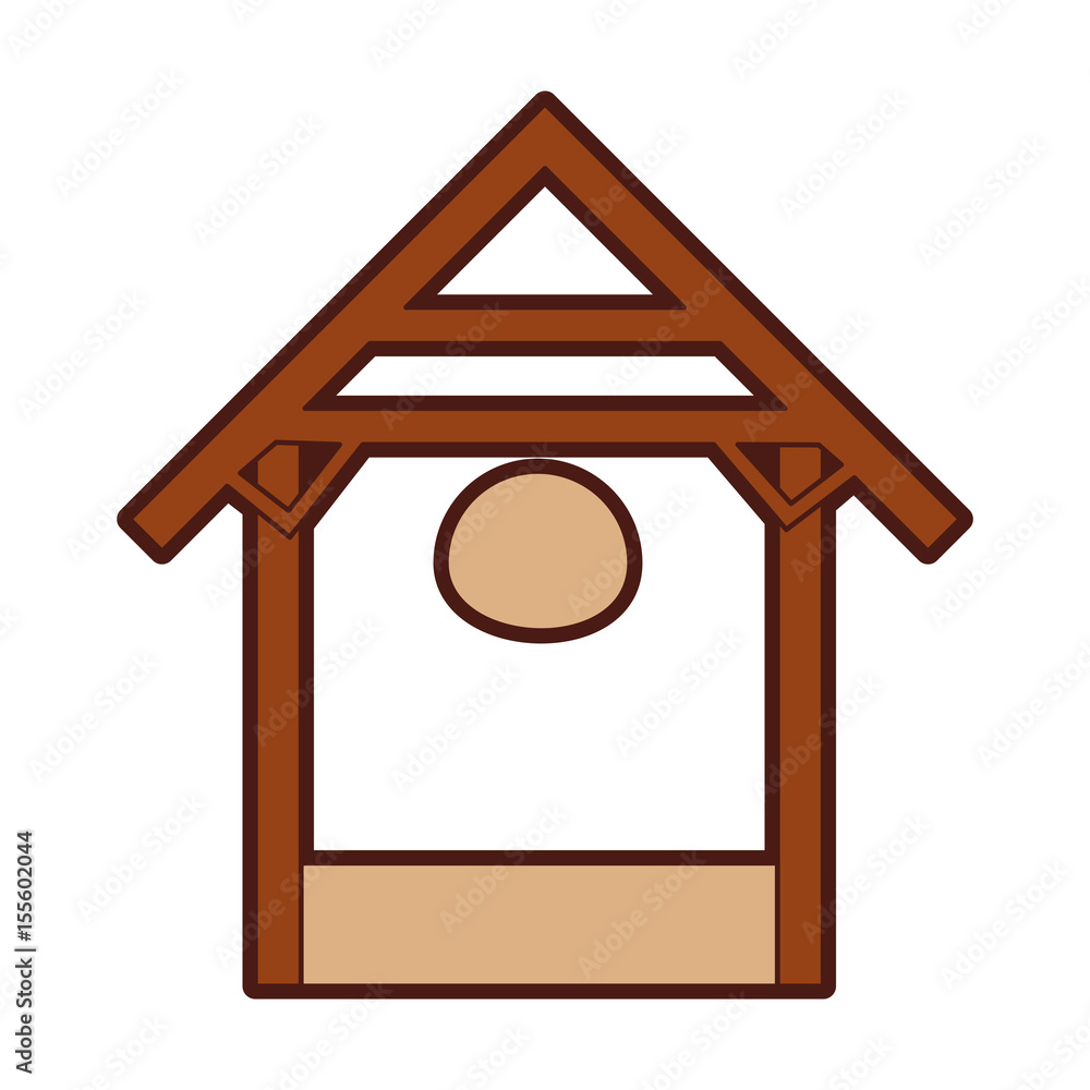 stable wood manger icon vector illustration design stable wood manger icon vector illustration design