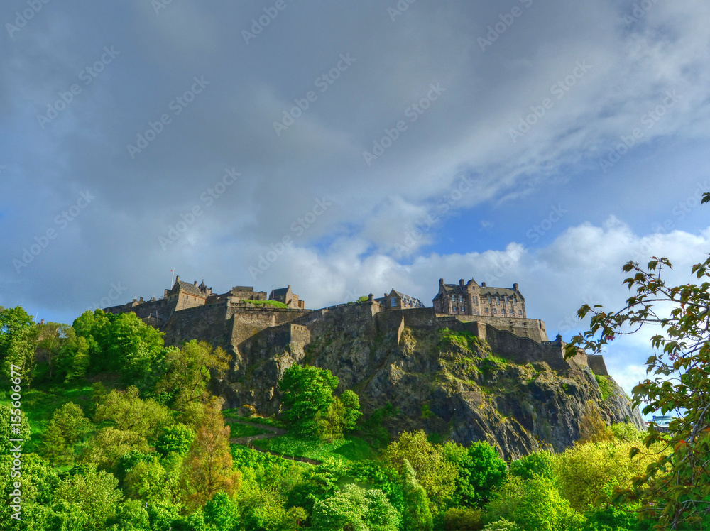 Edinburgh Castle in Edinburgh Scotland.