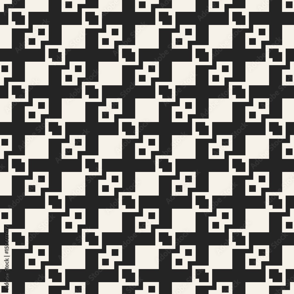 Abstract concept vector monochrome geometric pattern. Black and white minimal background. Creative illustration template. Seamless stylish texture. For wallpaper, surface, web design, textile, decor. Abstract concept vector monochrome geometric pattern. Black and white minimal background. Creative illustration template. Seamless stylish texture. For wallpaper, surface, web design, textile, decor.