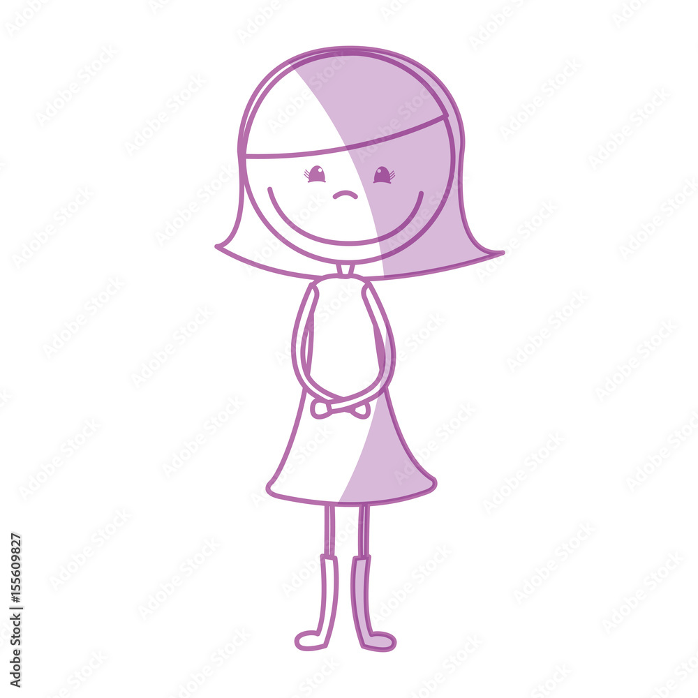 young girl avatar character vector illustration design young girl avatar character vector illustration design
