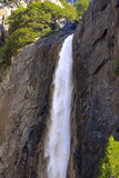 Waterfall on Granite Cliff