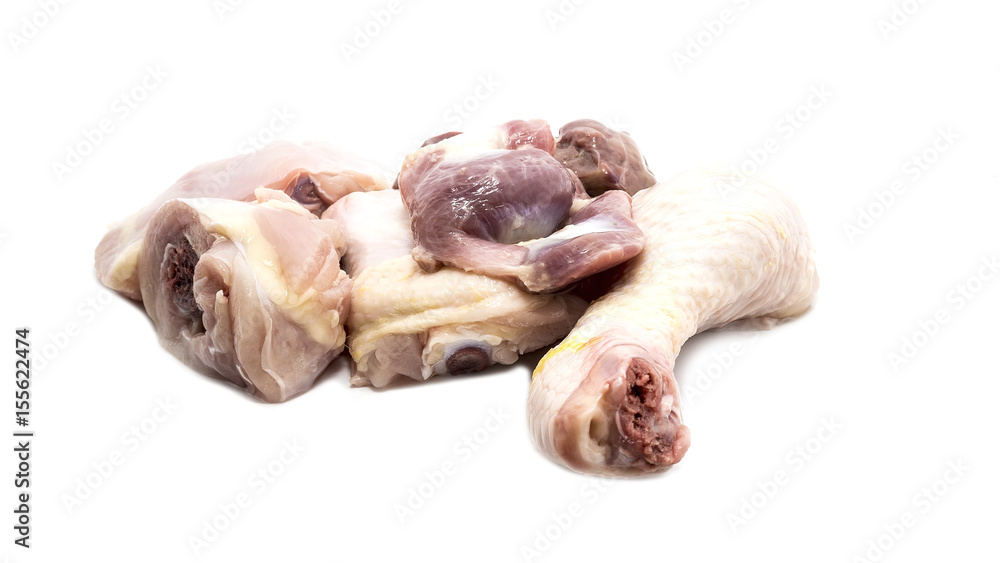 fresh chicken on wooden plate fresh chicken on wooden plate