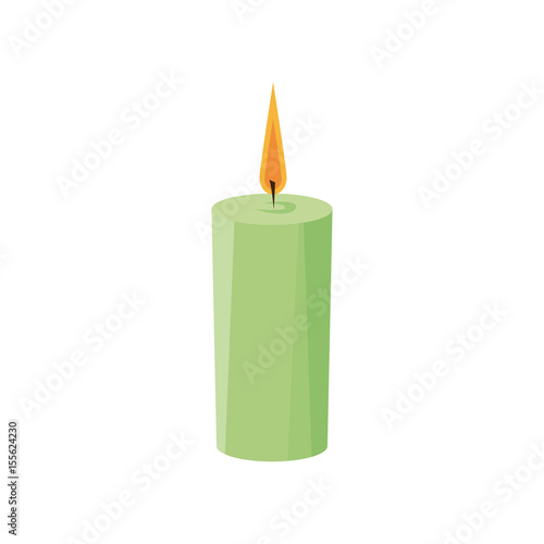 spa with candle lights, relaxing element vector illustration