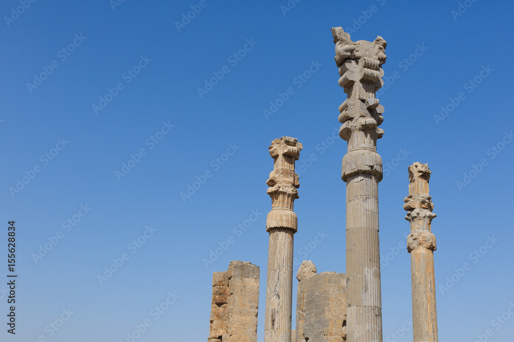 gate of all nations of Persepolis or Takht-e Jamshid, 2500 years ago by Xerxes I, Shiraz, Iran