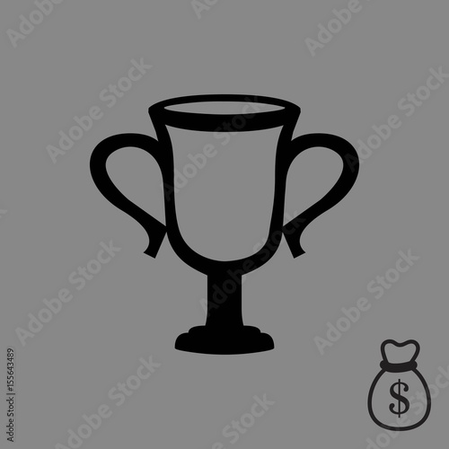 champions cup icon stock vector illustration flat design