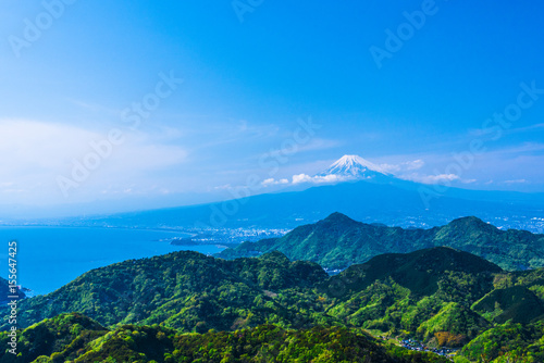 伊豆半島からの富士山絶景 © L.tom