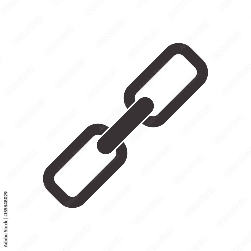 black chain symbol icon design, vector illustration black chain symbol icon design, vector illustration