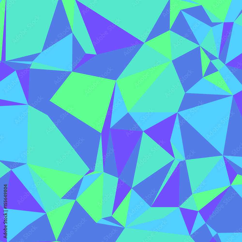 Purple blue green low poly background square Purple blue green low poly background square