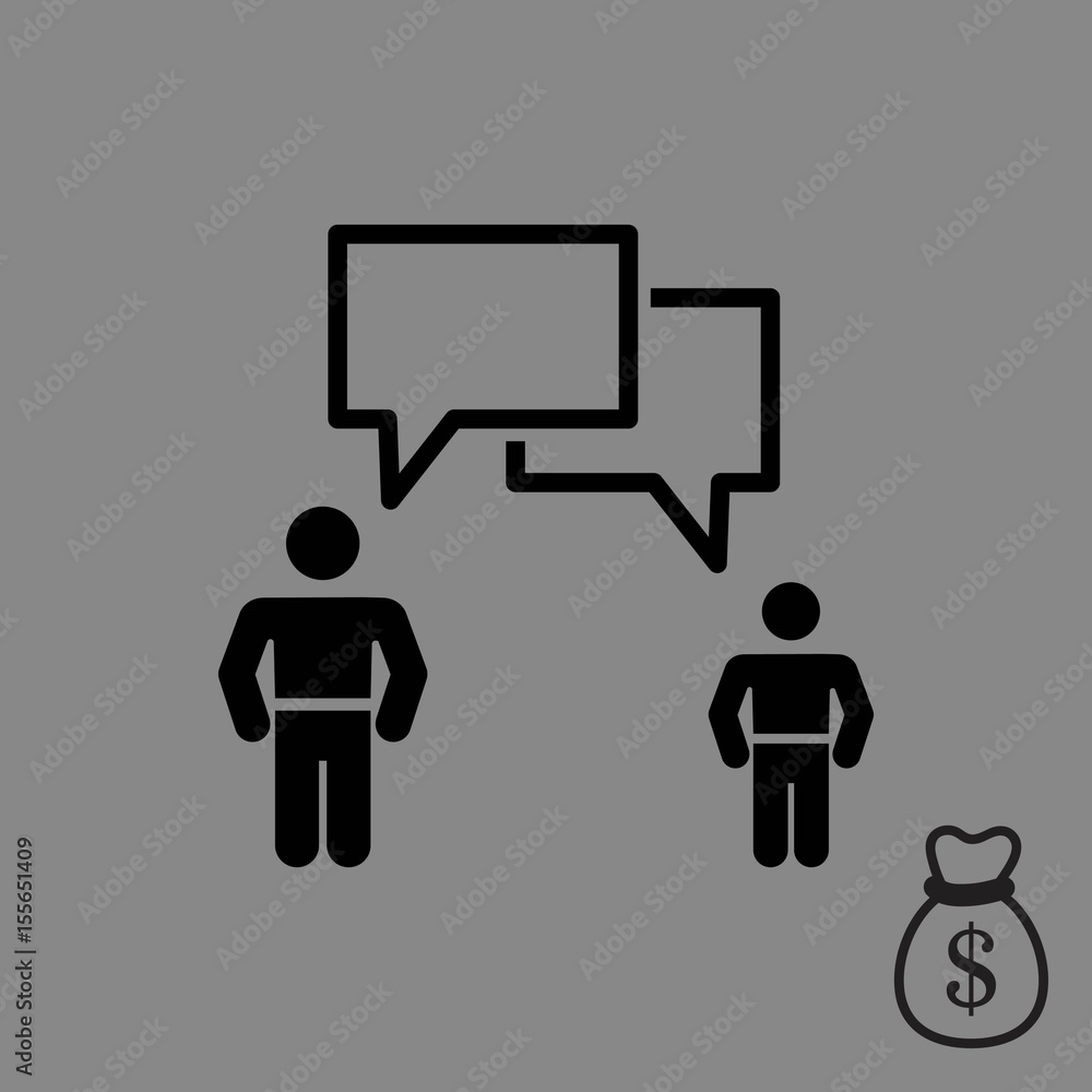 speaking of people, the chat icon stock vector illustration speaking of people, the chat icon stock vector illustration