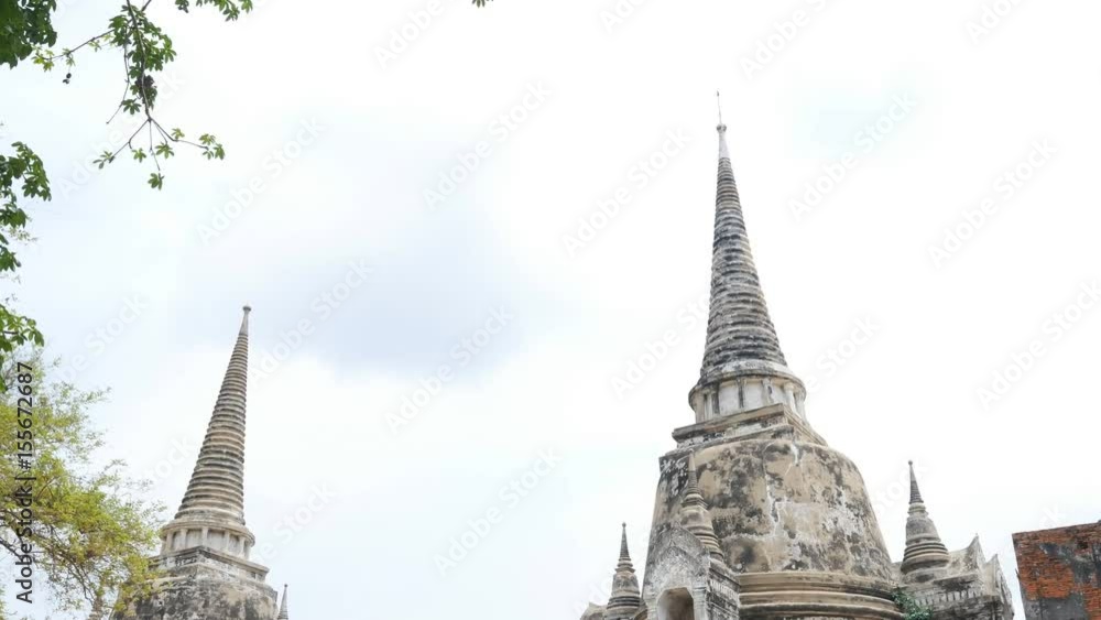 Ayutthaya temple ruins, Wat Maha That Ayutthaya as a world heritage site, Thailand. Ayutthaya historical park Ayutthaya temple ruins, Wat Maha That Ayutthaya as a world heritage site, Thailand. Ayutthaya historical park