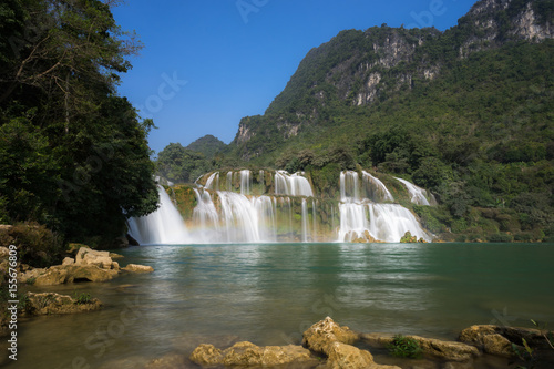 Ban Gioc waterfall in north of Vietnam.