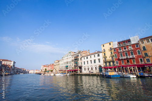 Panoramic view of famous Canal Grande in Venice  Italy