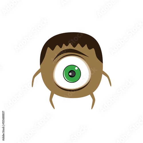 cute adorable scary monster cartoon fictional character