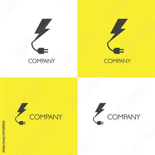 Electronics services or goods company logo