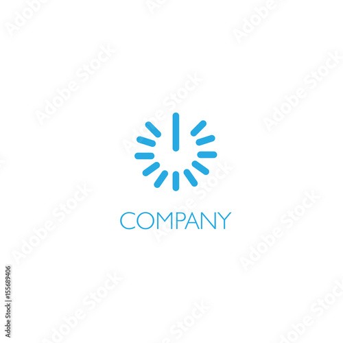 Electronics services or goods company logo