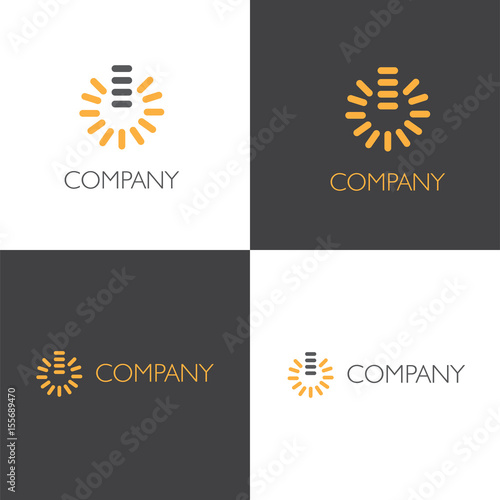 Electronics services or goods company logo