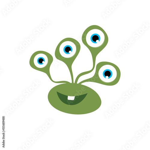 cute adorable scary monster cartoon fictional character