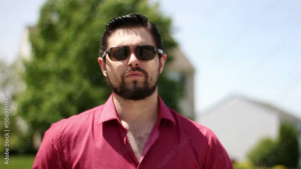 Camera pans to douche white preppy boy in high class neighborhood Camera pans to douche white preppy boy in high class neighborhood