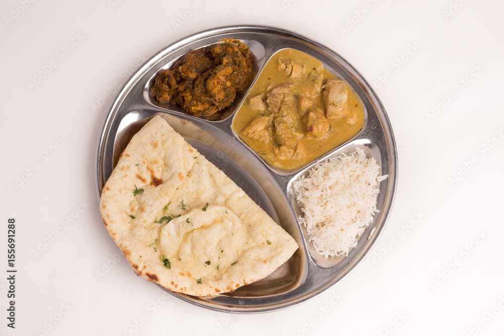 Lamb Curry. Naan and Rice Lamb Curry. Naan and Rice