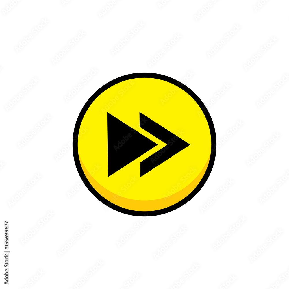 fast forward video game asset menu icon button layer vector art fast forward video game asset menu icon button layer vector art
