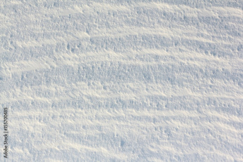 Snow background natural on a river surface in the winter