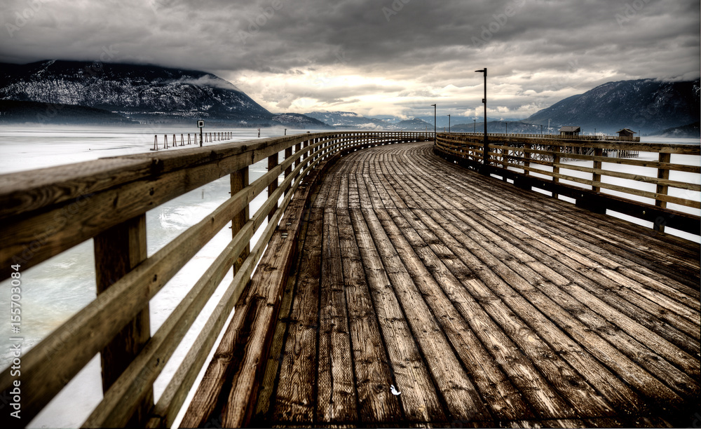 Naklejka premium Salmon Arm British Columbia