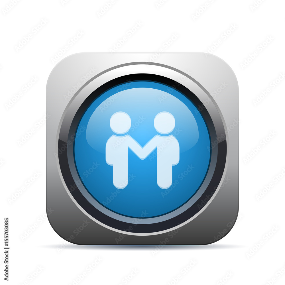 Square Push-Button - Vector Square Push-Button - Vector