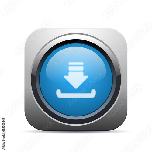 Square Push-Button - Vector
