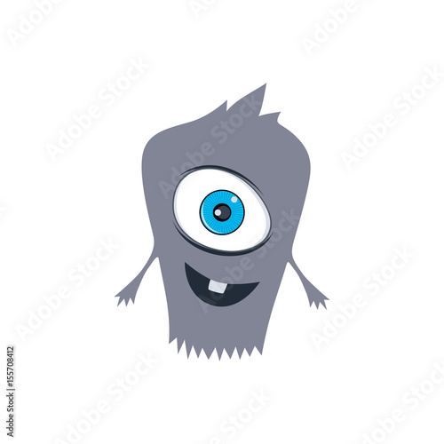 cute adorable scary monster cartoon fictional character