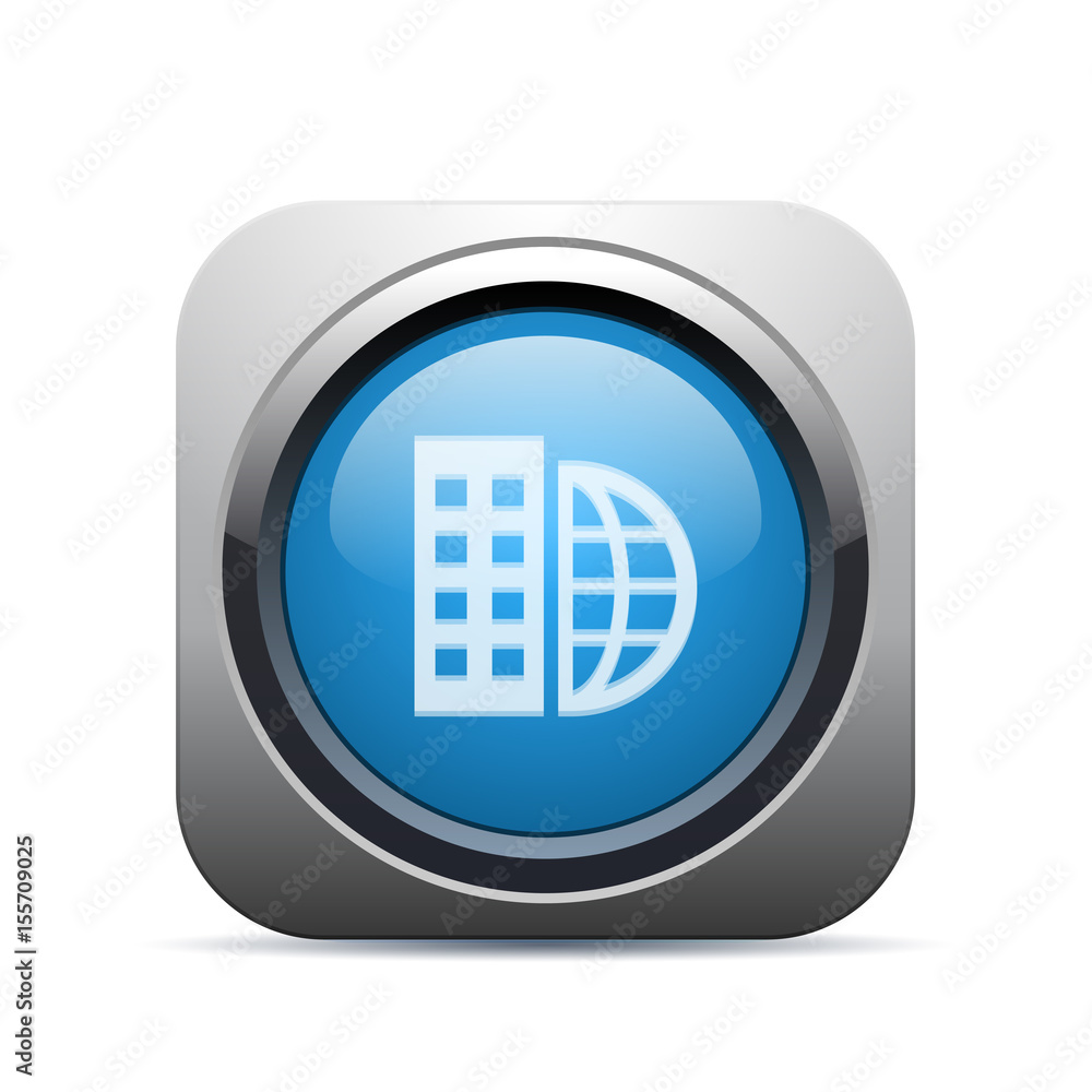 Square Push-Button - Vector Square Push-Button - Vector