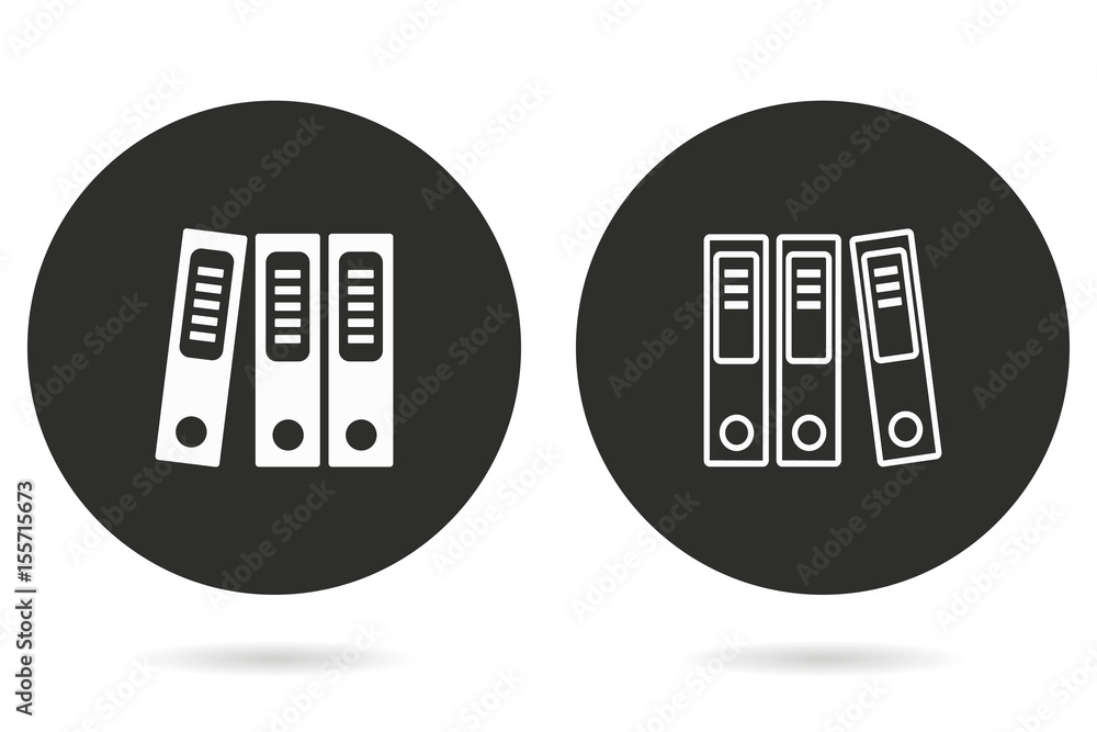 Binder - vector icon. Binder - vector icon.
