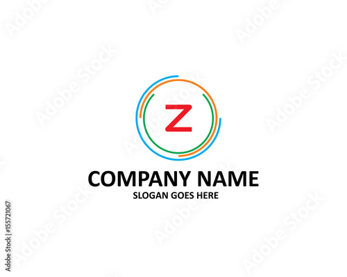 Free Download Z Letter Circle Logo - GFXLoad