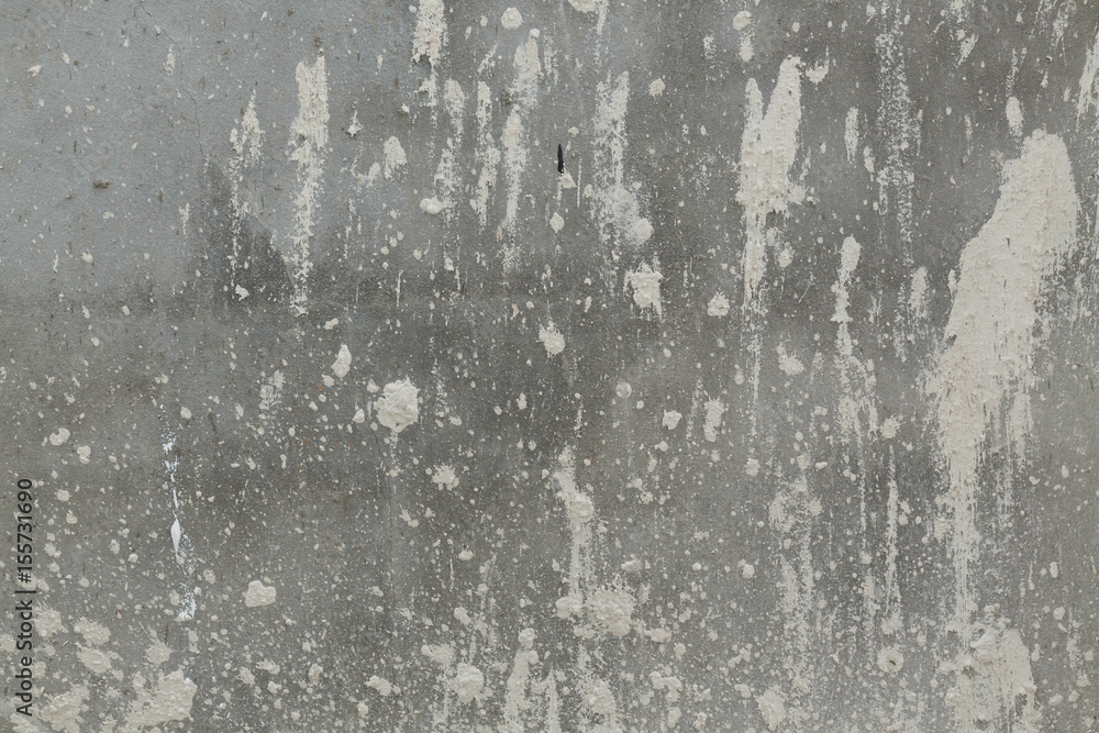 grey cement wall dirty in construction site