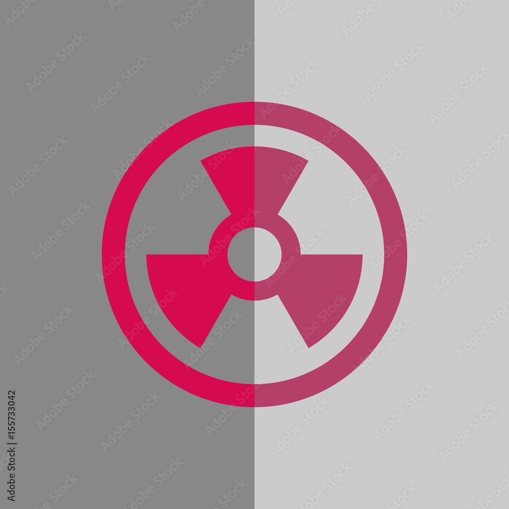 radioactive icon stock vector illustration flat design radioactive icon stock vector illustration flat design