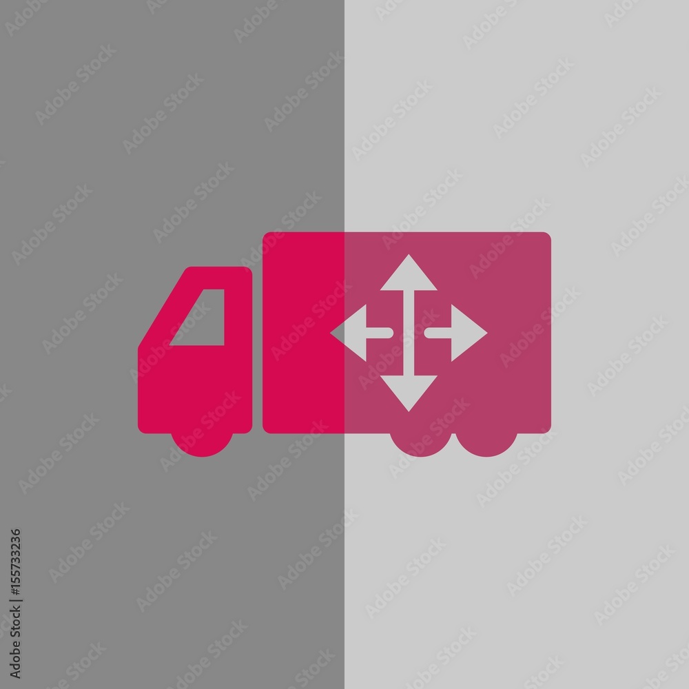 truck icon stock vector illustration flat design truck icon stock vector illustration flat design