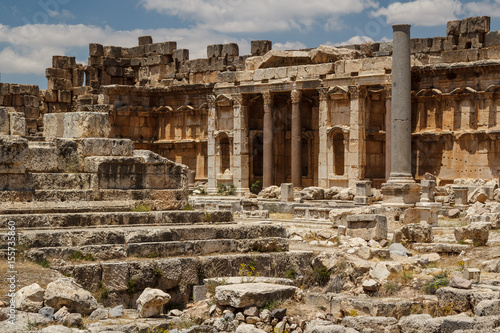 Ruins of the ancient Roman sacred site Baalbek, Lebanon © lic0001
