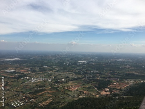 Aerial view from a mountain © Anoop