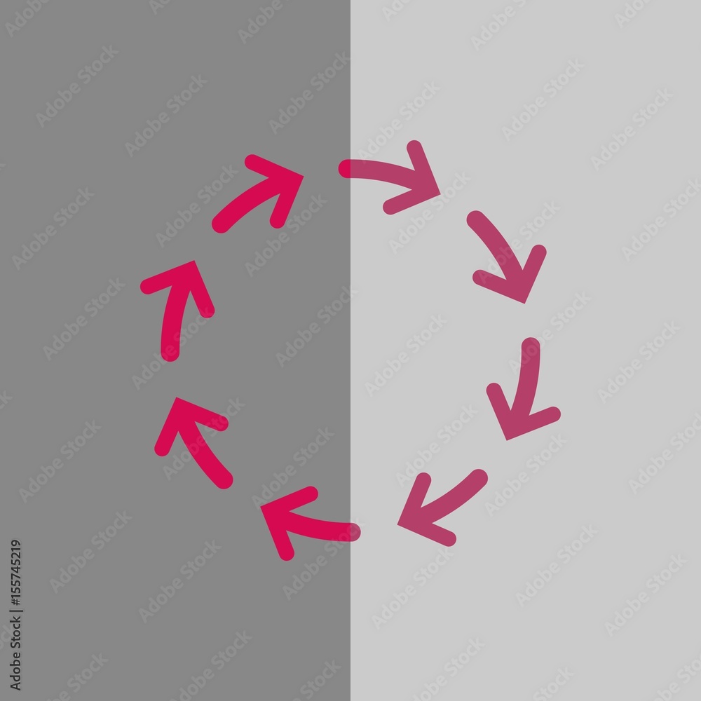 arrows icon stock vector illustration flat design arrows icon stock vector illustration flat design