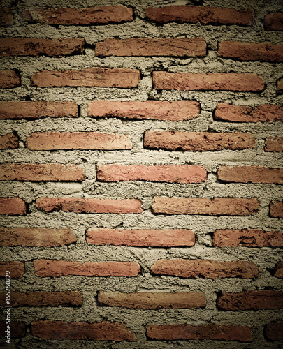 Old brick wall texture in a background image