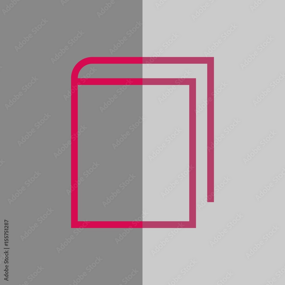 book icon stock vector illustration flat design book icon stock vector illustration flat design